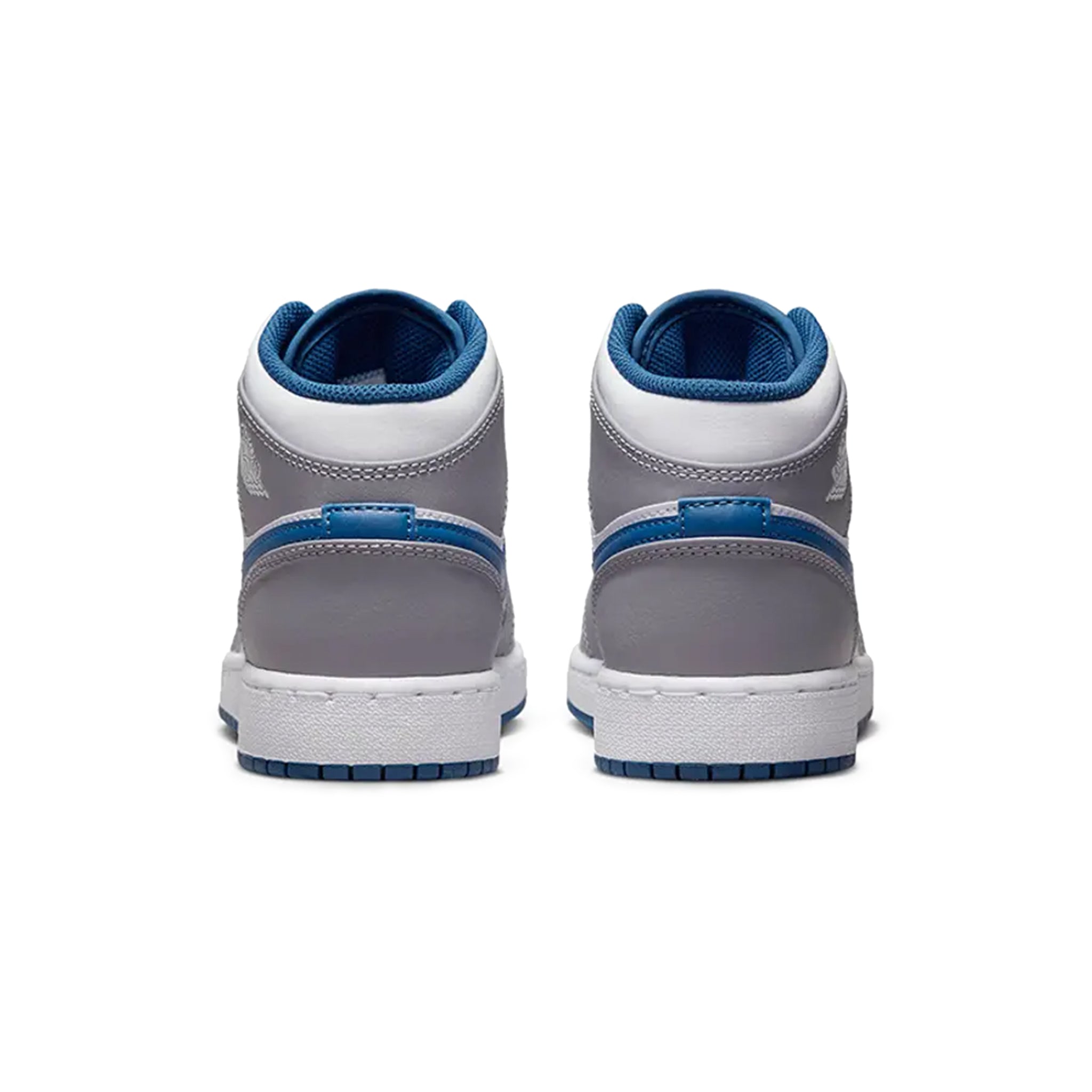 Image of Air Jordan 1 Mid True Blue Cement (GS)